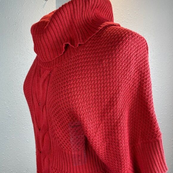 NWT Calvin Klein Jeans Persimmon Cowl Neck Sweater - Picture 4 of 9